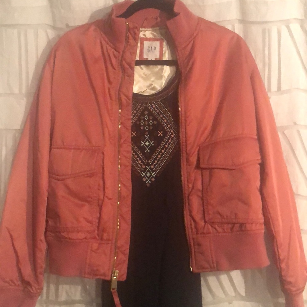Bomber jacket in rose